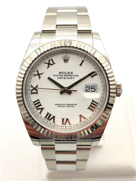 white dial rolex men|rolex white roman dial name.